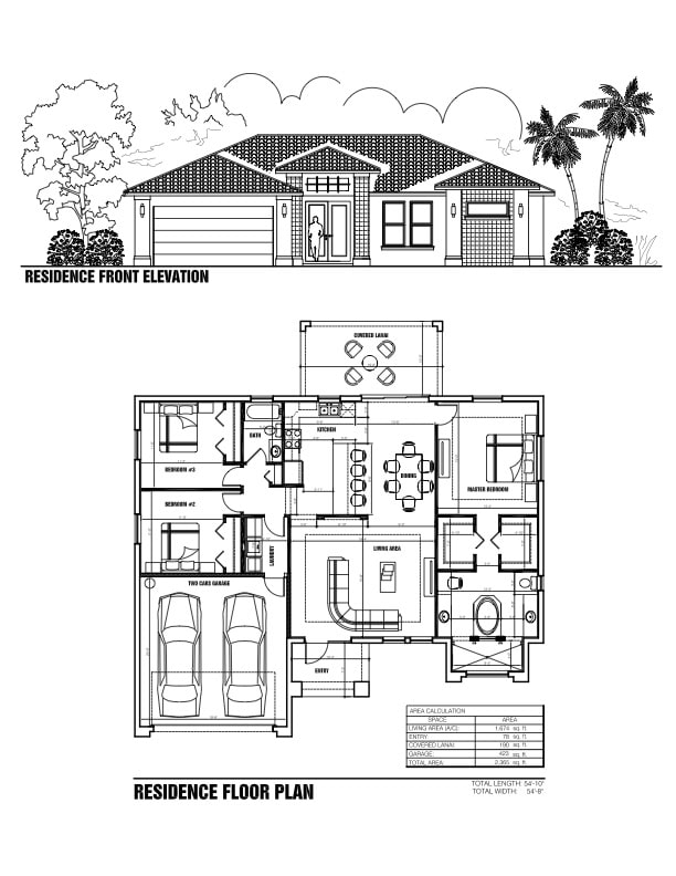 1674 Model Floor Plan