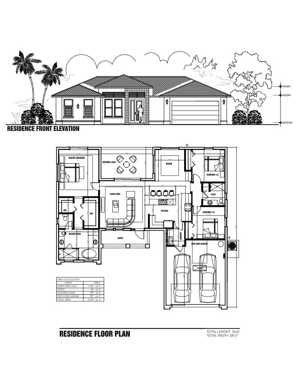 1700 Model Floor Plan