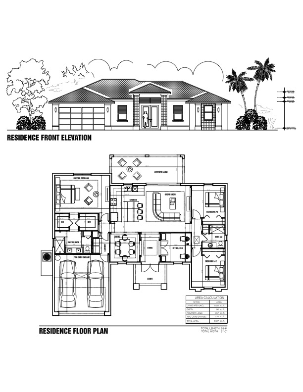 1832 home model floor plan