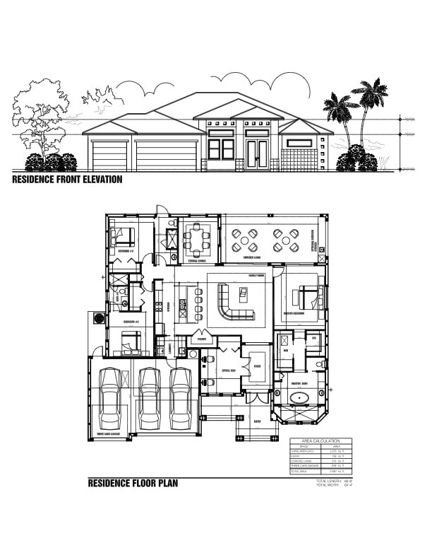 Chiquita Model Floor Plan